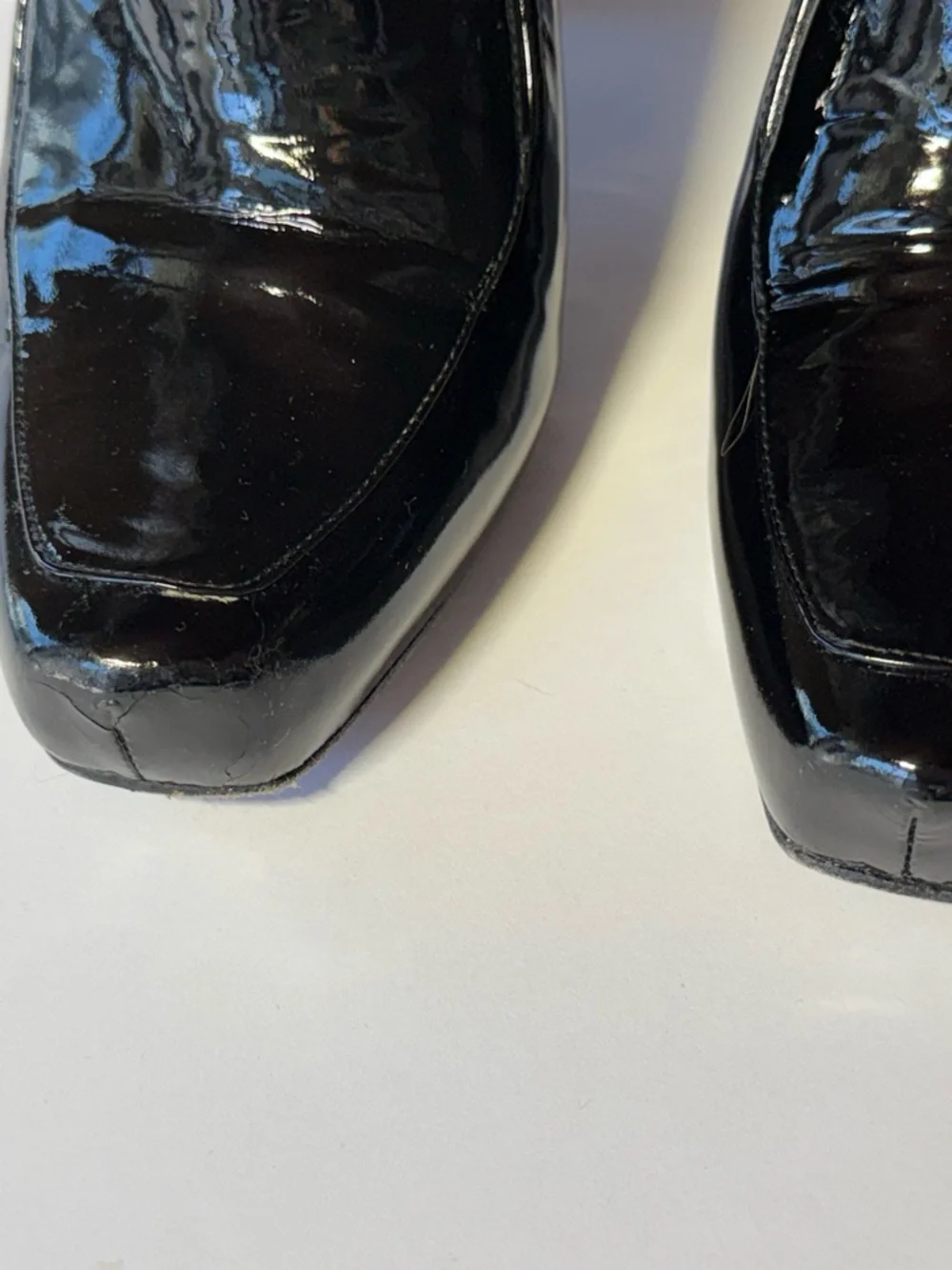 Stuart Weitzman Black Patent Leather Platform Stiletto Pumps – Size 8.5